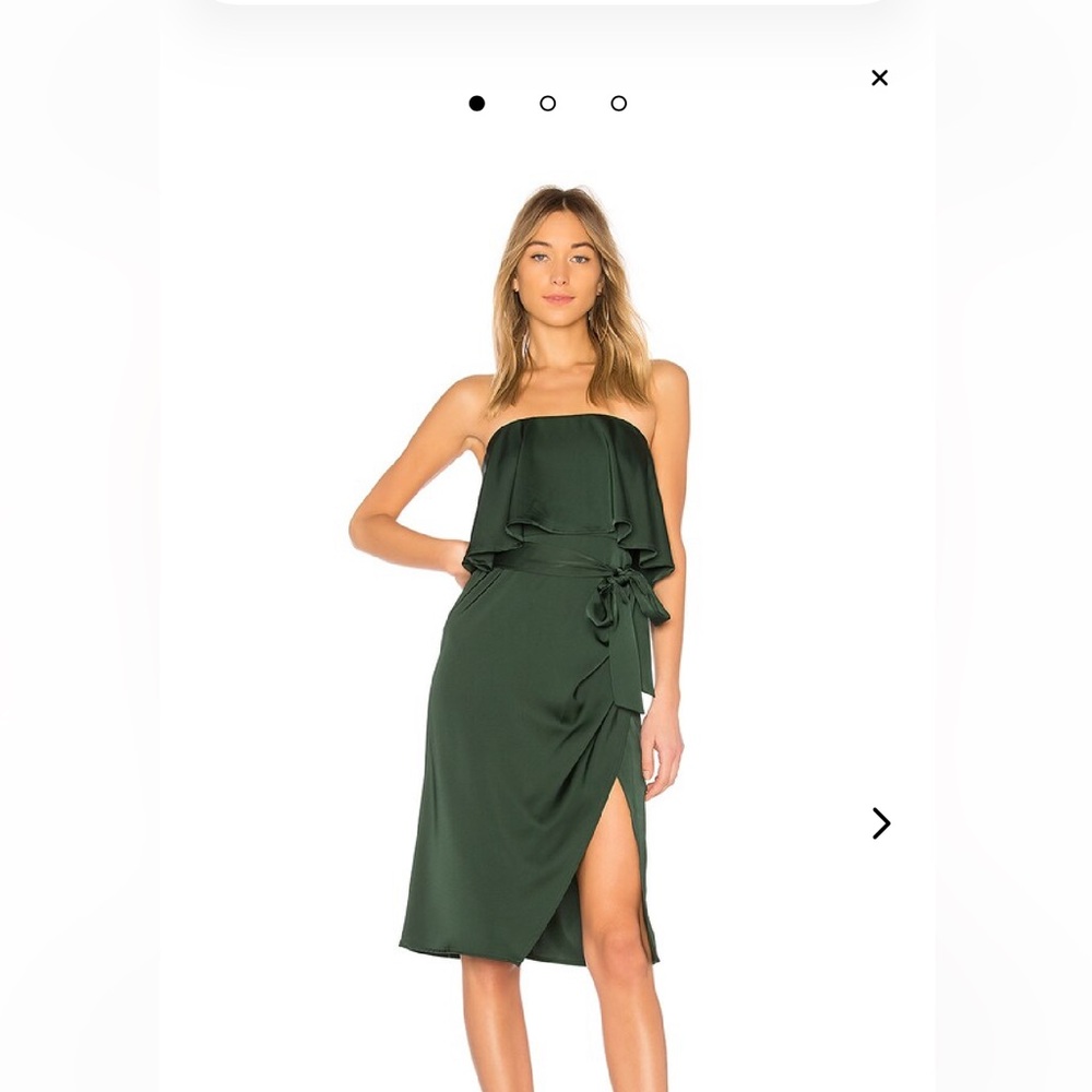 Lovers and Friends Violet midi in Emerald NWT!